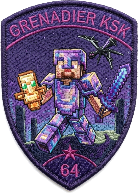 Night Ops gestickter Klett-Badge